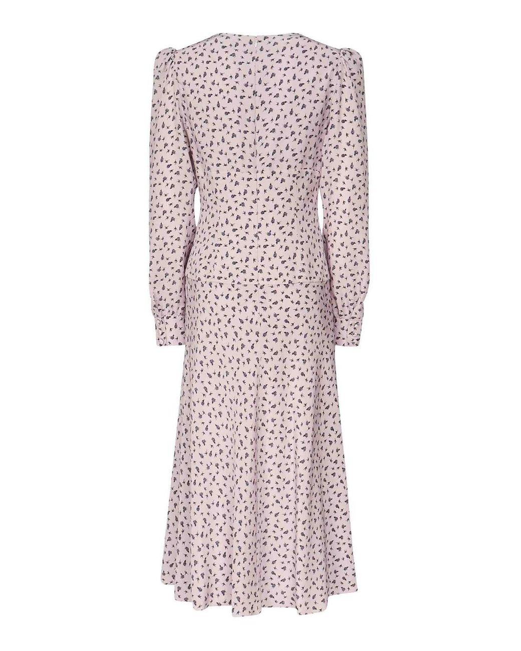 Alessandra Rich Purple Maxi Dresses