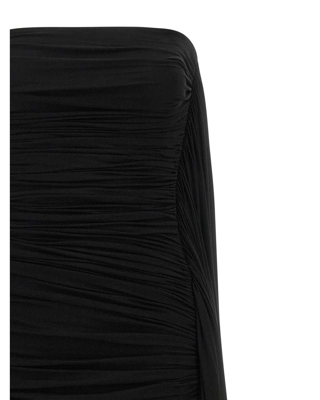 Alexander Wang Black Asymmetrical Draped Dress