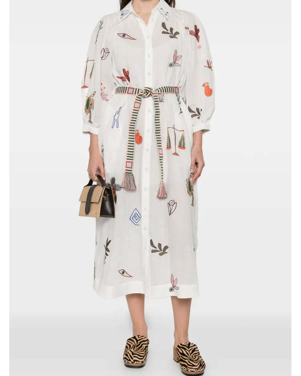 ALÉMAIS White Shirt Dress