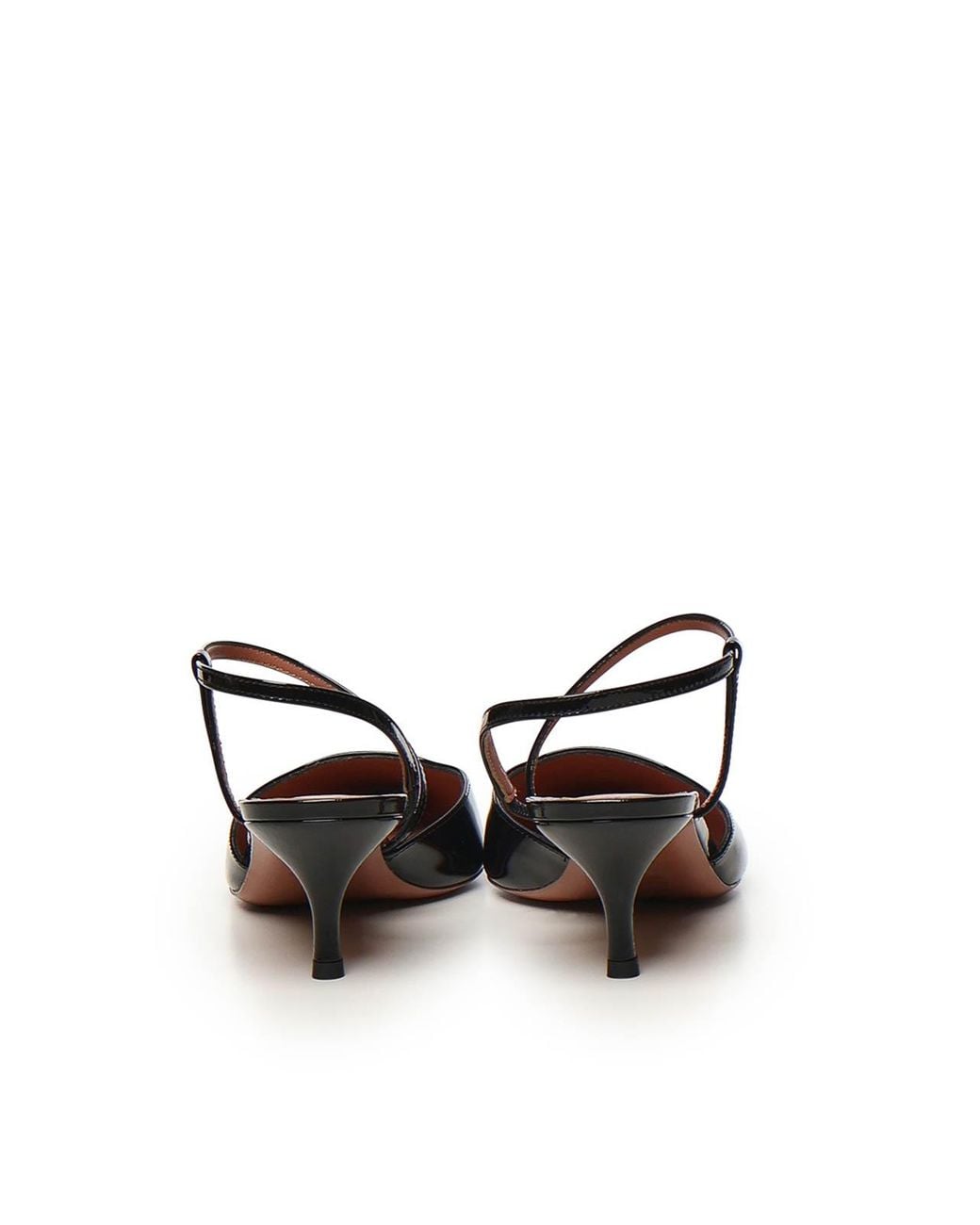 Giuliano Galiano Black Demi Sandals