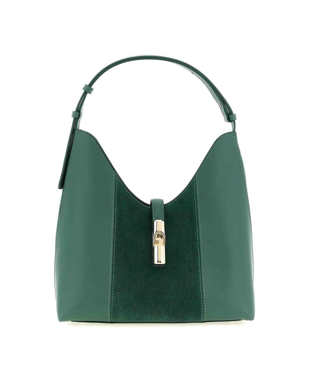 Furla Green Goccia M' Shoulder Bag