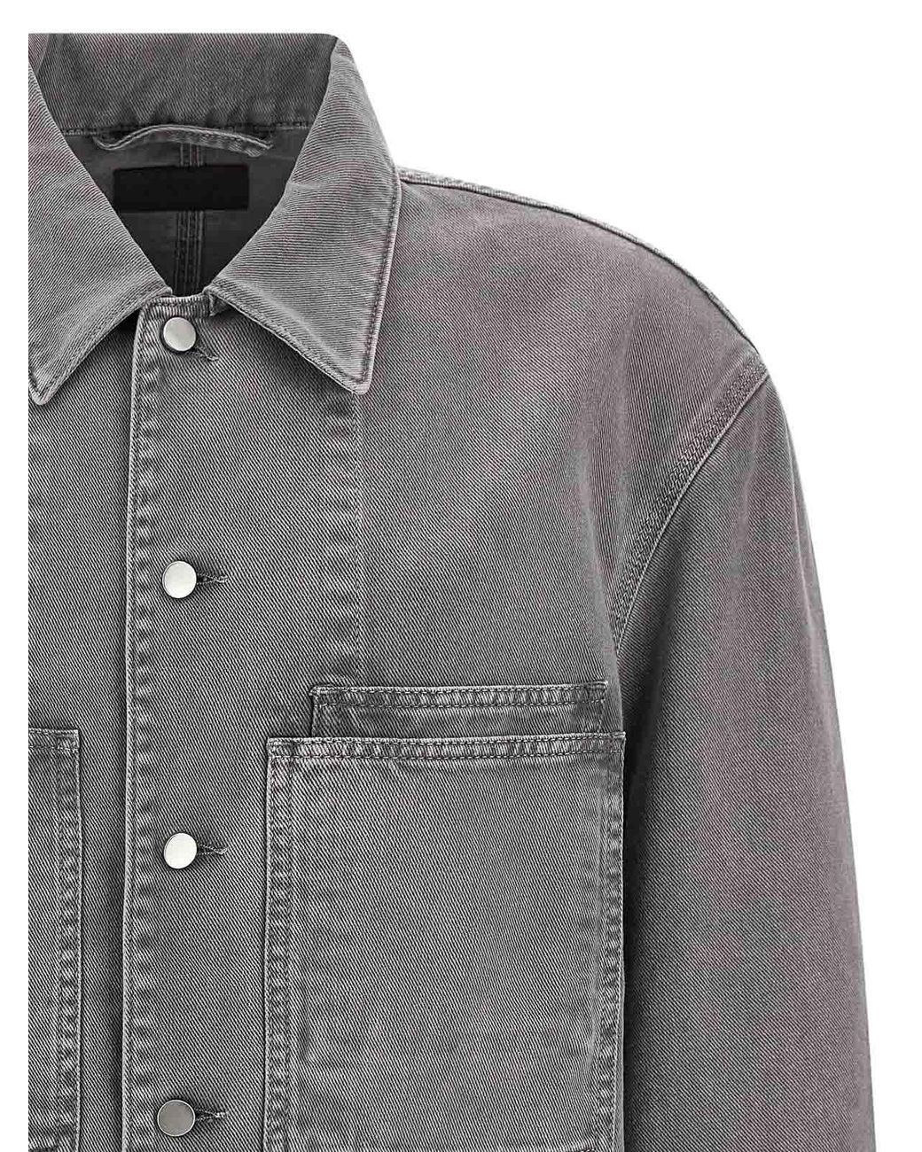 Lemaire Gray Workwear Overshirt for men