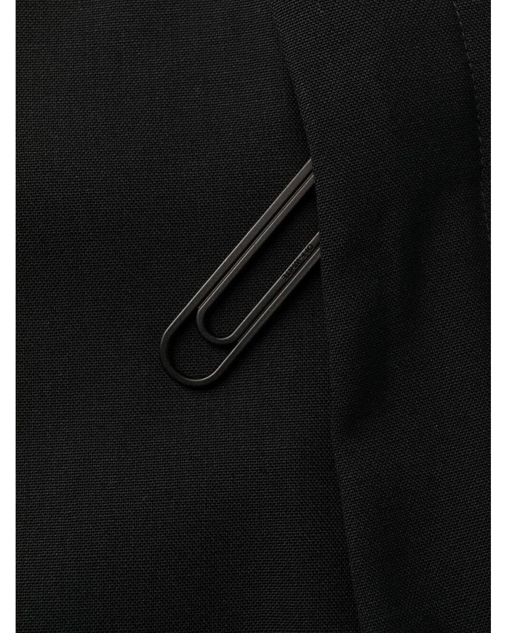 Off-White c/o Virgil Abloh Black Straight Leg Trousers for men