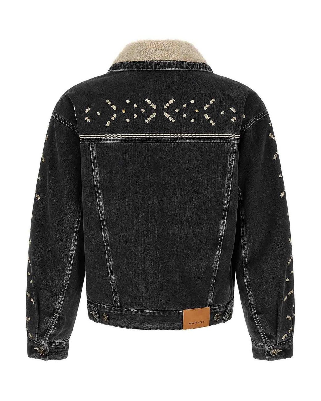 Isabel Marant Black 'Jackson-Gb' Denim Jacket for men