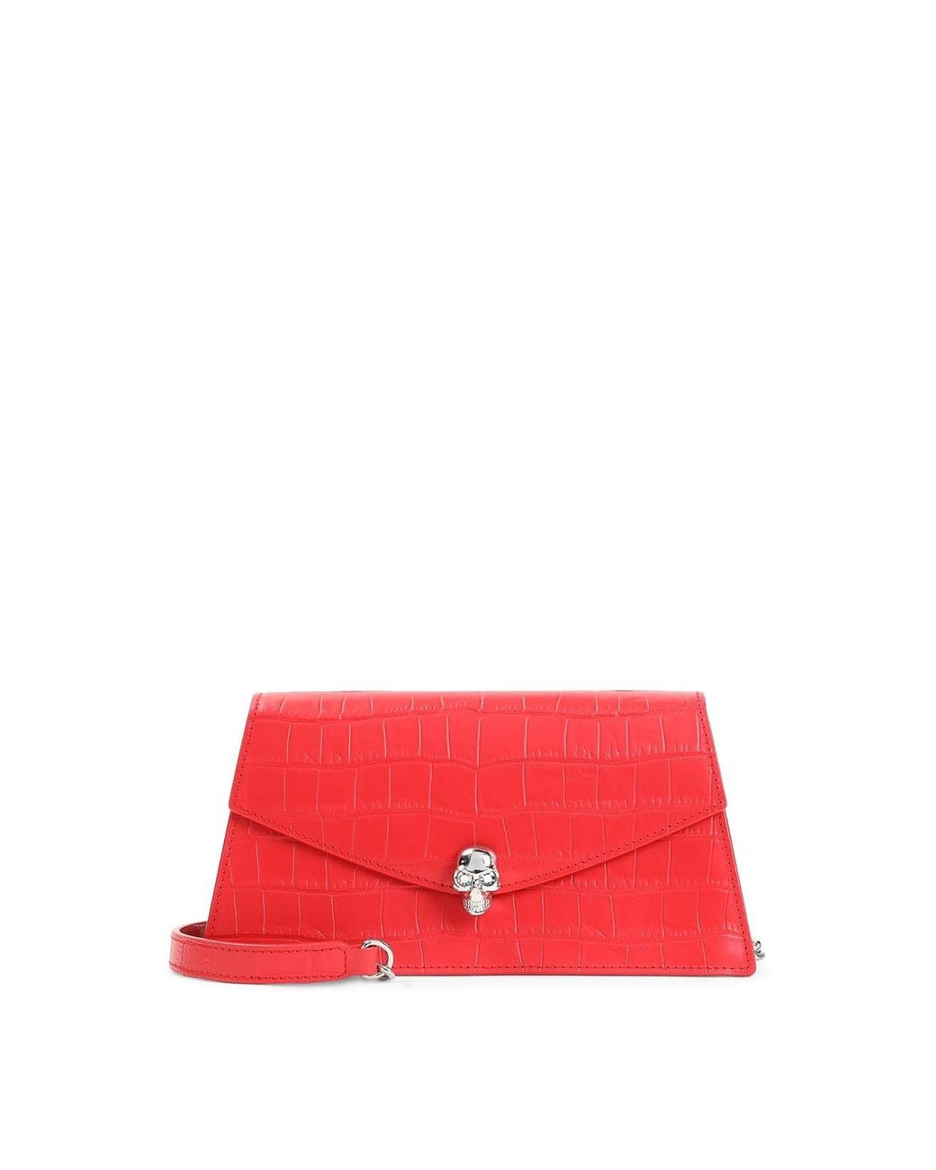 McQueen Red Skull Mini Bag