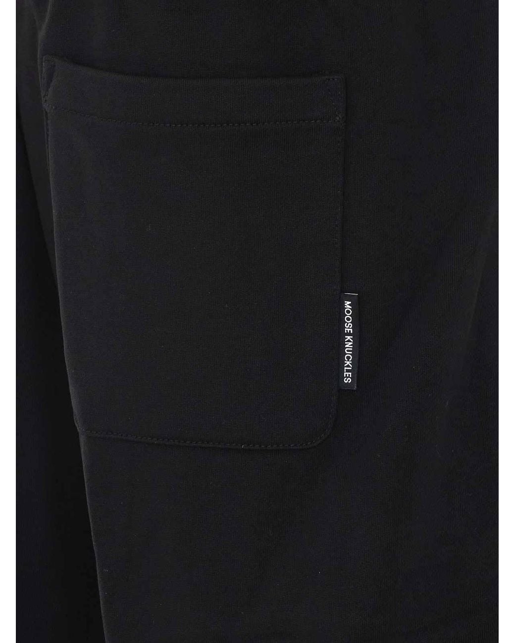 Moose Knuckles Black Hartsfield Track Pants for men