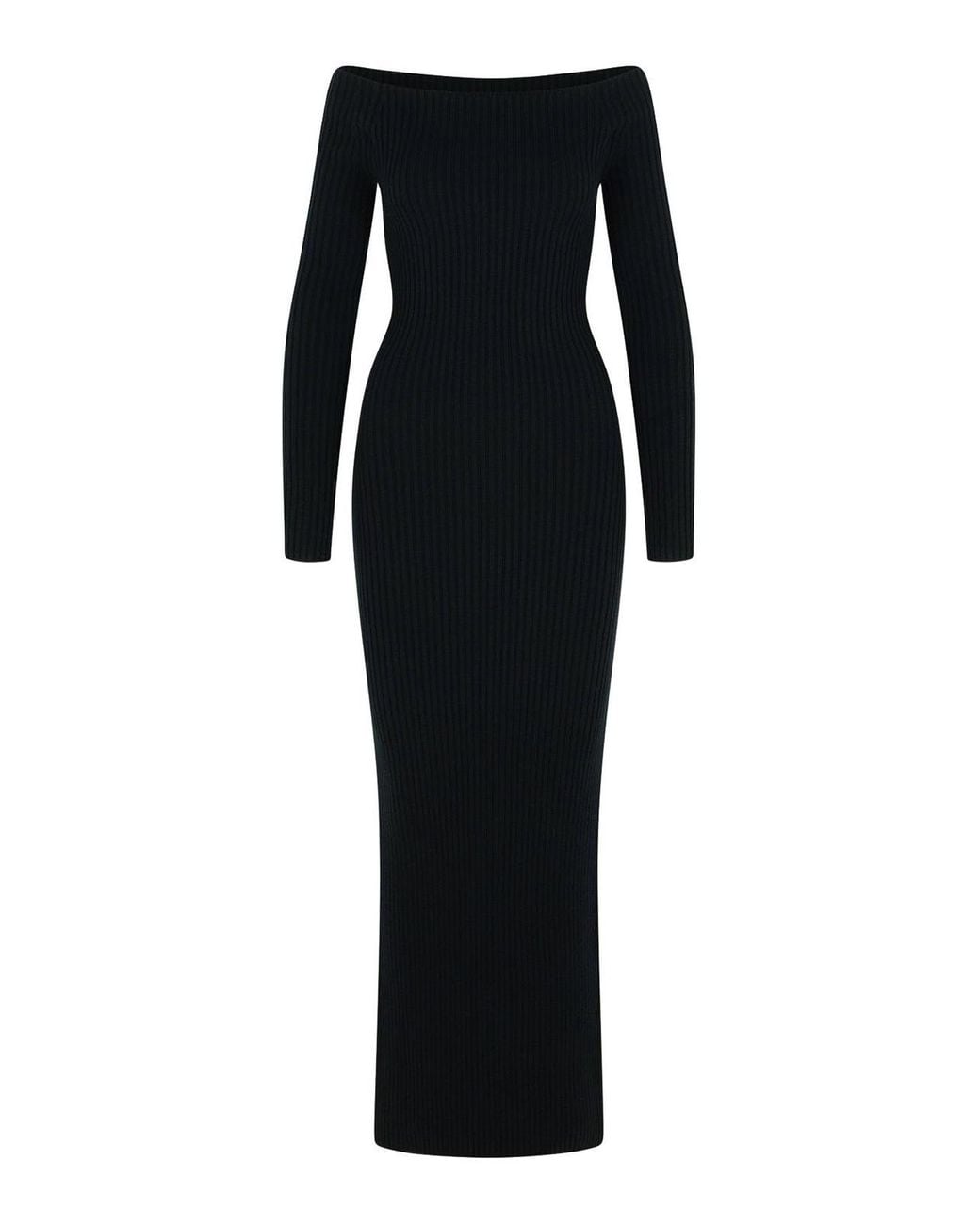 Max Mara Black Arnes 1234 Sheath Dress