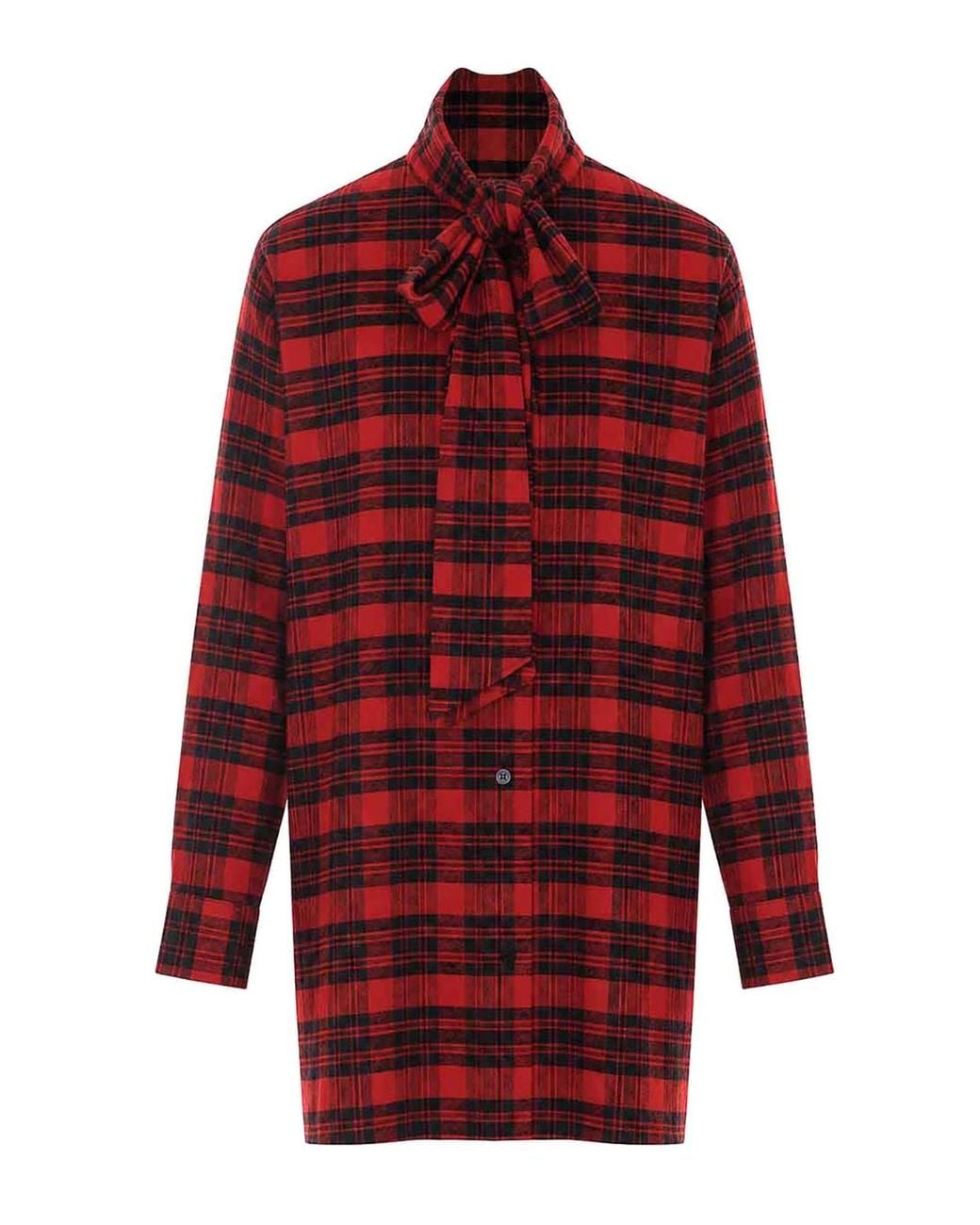 TRUE AVENUE Red Pippi Check Shirt