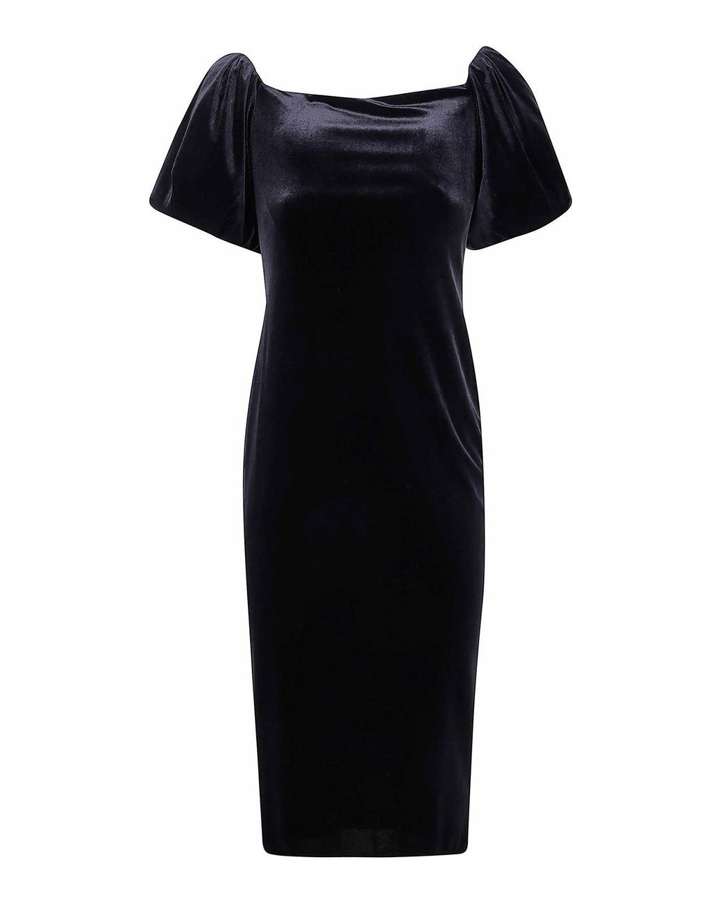 Ralph Lauren Black "Faraine" Short Sleeves Cocktail Dress