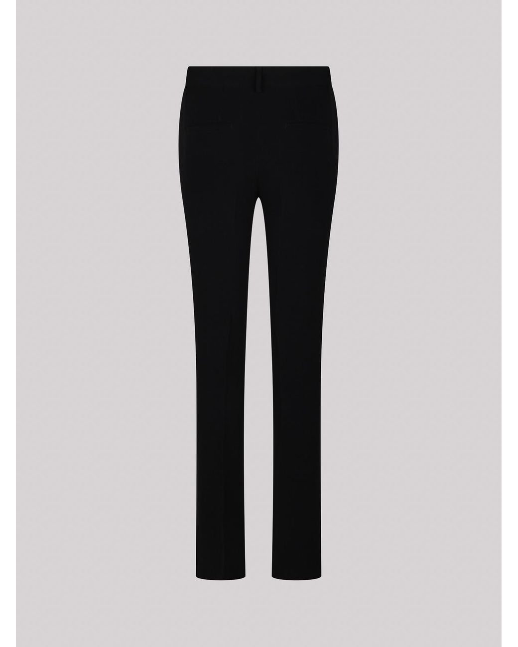 N°21 Black Mid-Rise Flared Trousers