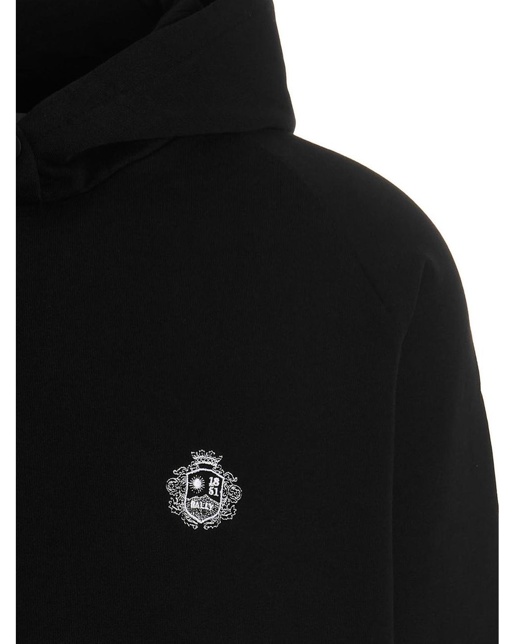 Bally Black Printed Hoodie for men
