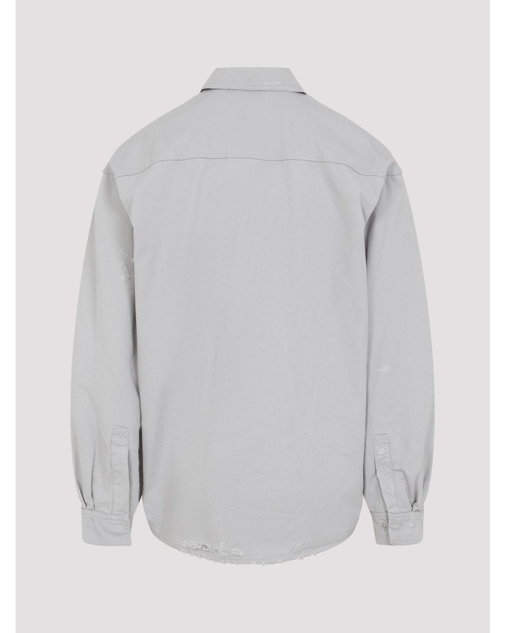 Balenciaga Gray Workwear Shirt for men
