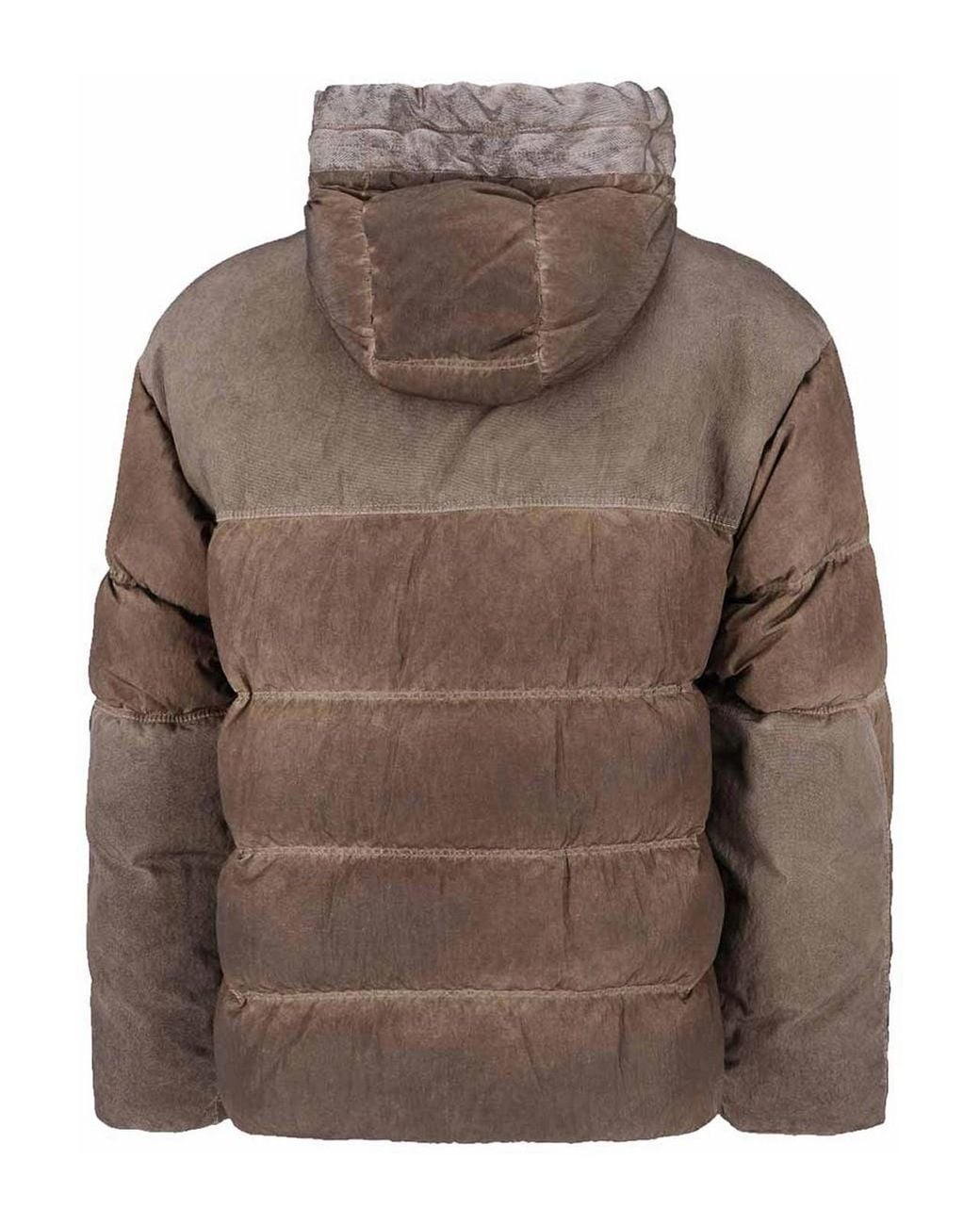 C P Company Brown Padded Down Jacket for men