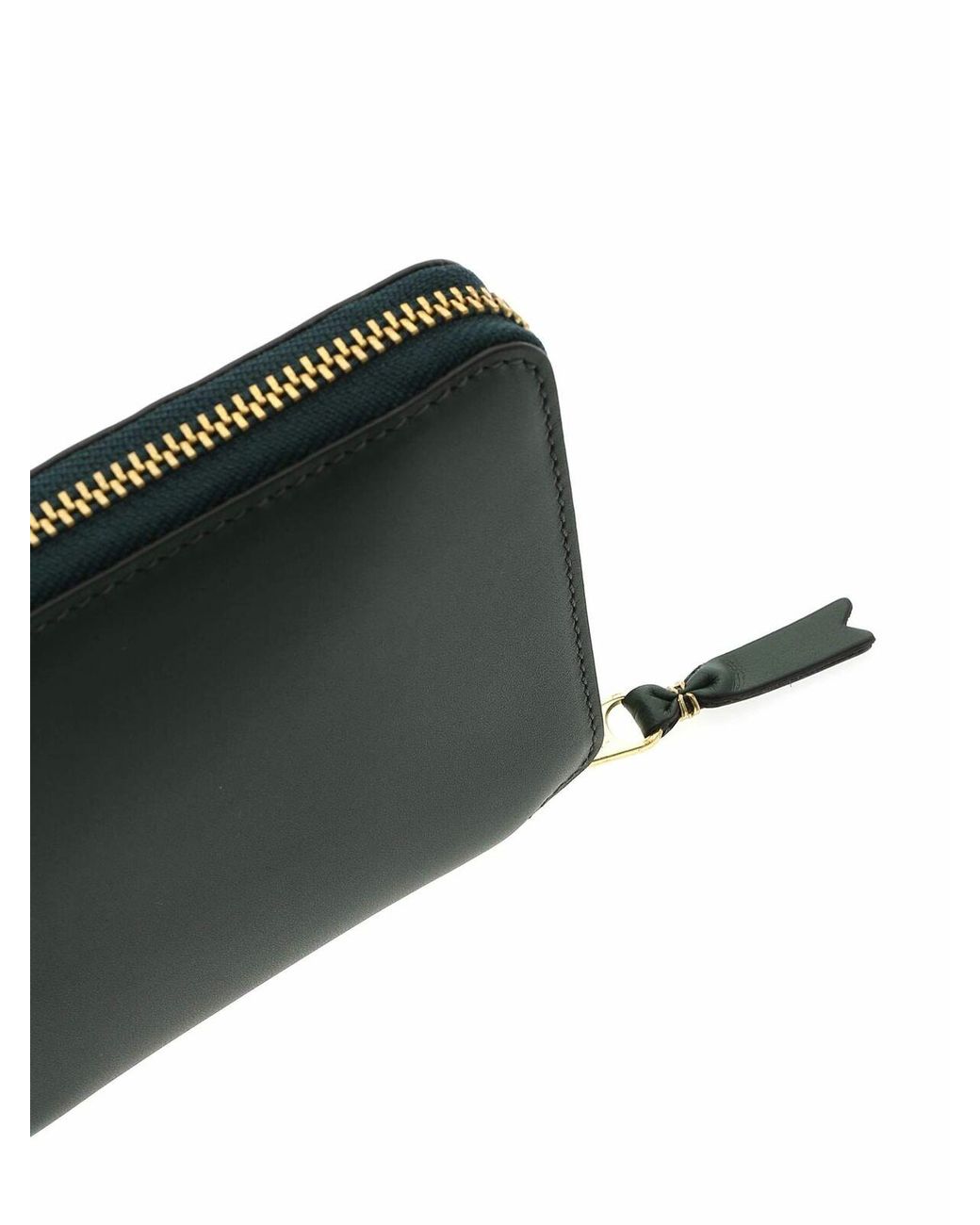 Comme des Garçons Green Classic Leather Wallet for men