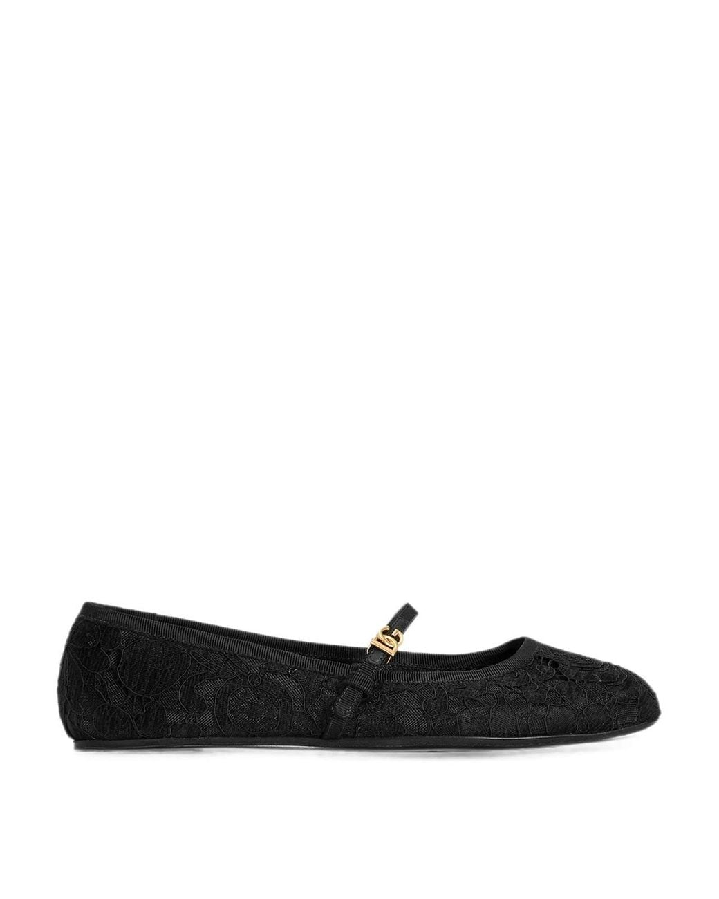 Dolce & Gabbana Black Ballerinas