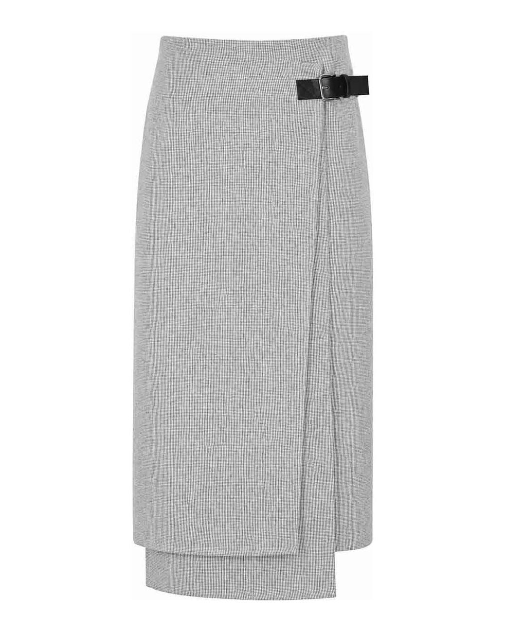 Liviana Conti Gray Armida Skirt