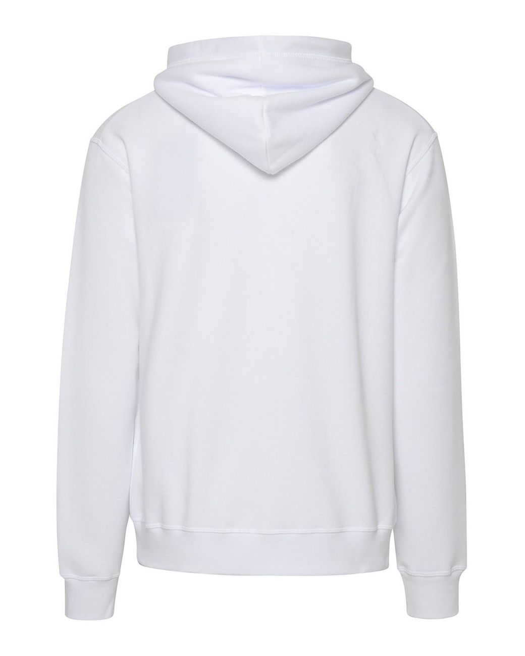 DSquared² White Multicoloured Dsq2 Logo Hoodie for men