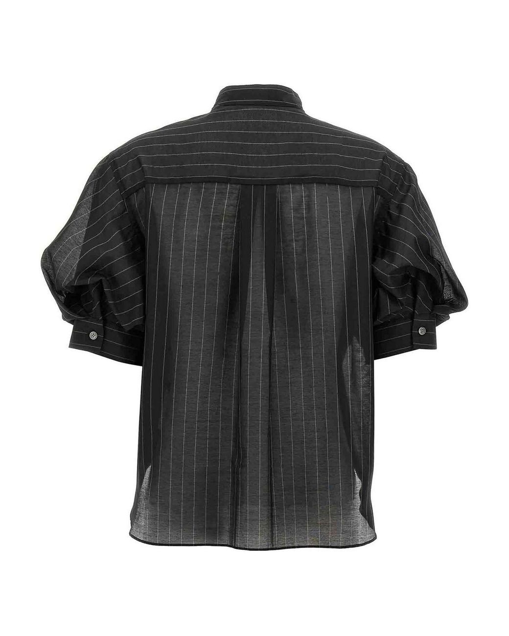 sacai 国内買付 Spun Organza x Cotton Jersey T-Shirt Spun Organza x Cotton Jersey T-Shirt | sacai Official Store