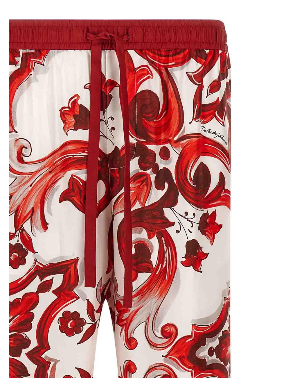 Dolce & Gabbana Red Vanity' Pants for men