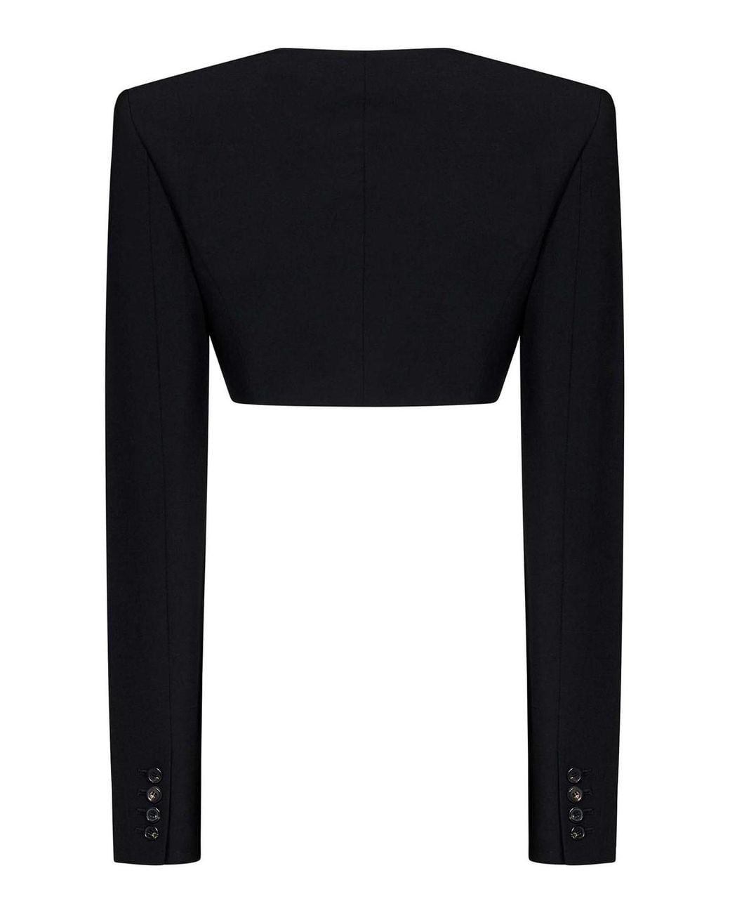 Nensi Dojaka Black Cropped Blazer