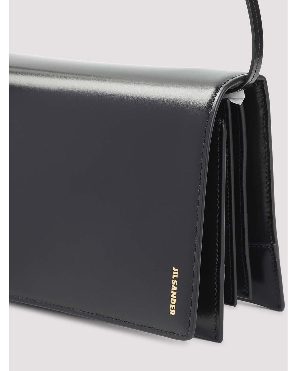 Jil Sander White File Shoulder Bag