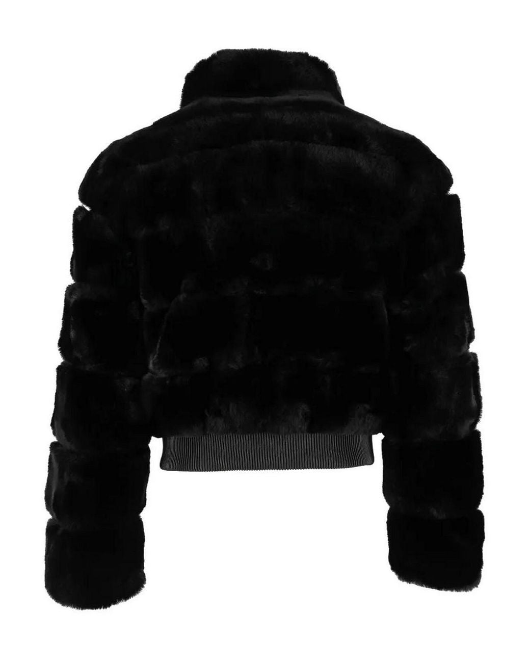 Michael Kors Black Faux-Fur Jacket