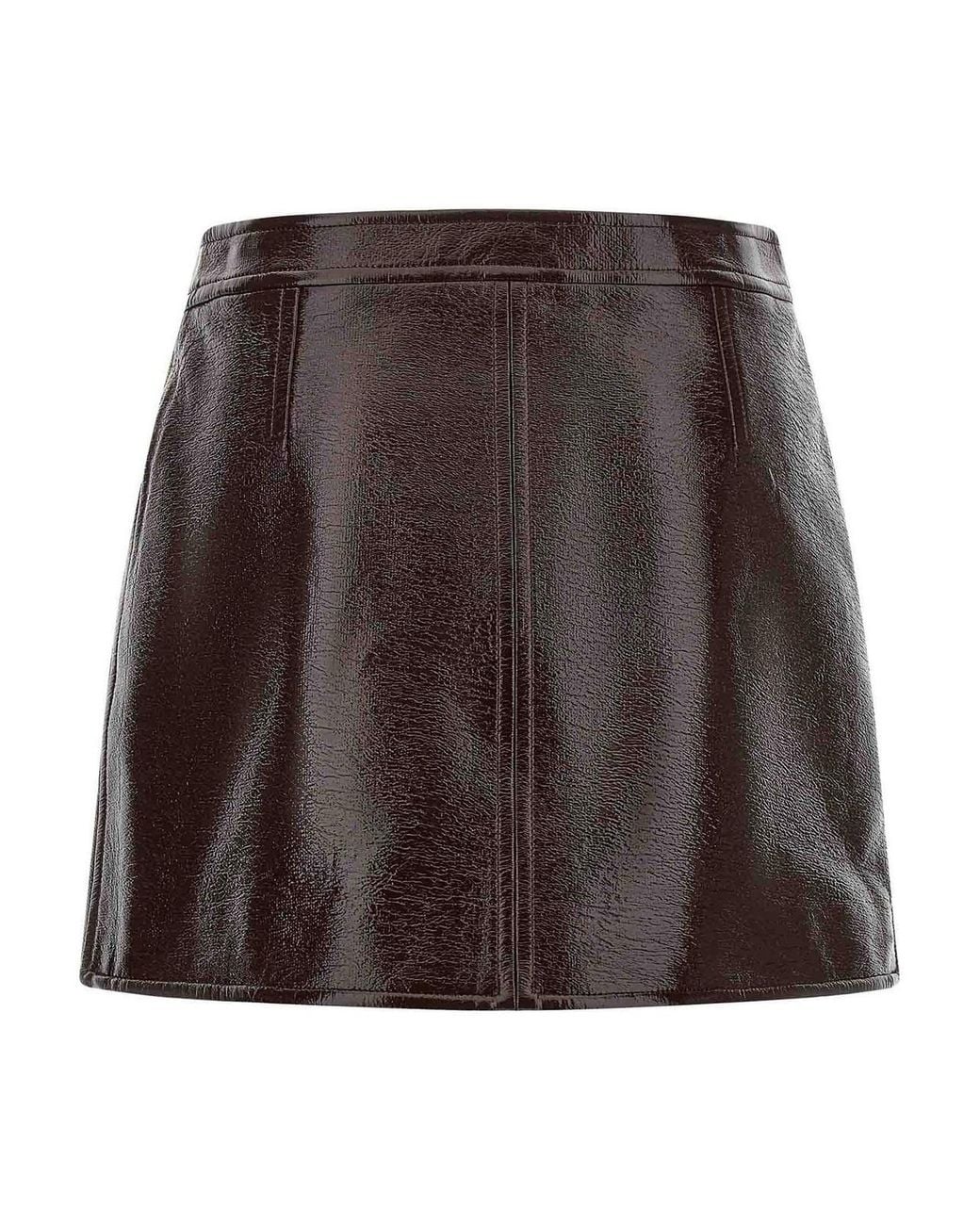 Courreges Brown Reedition' Skirt