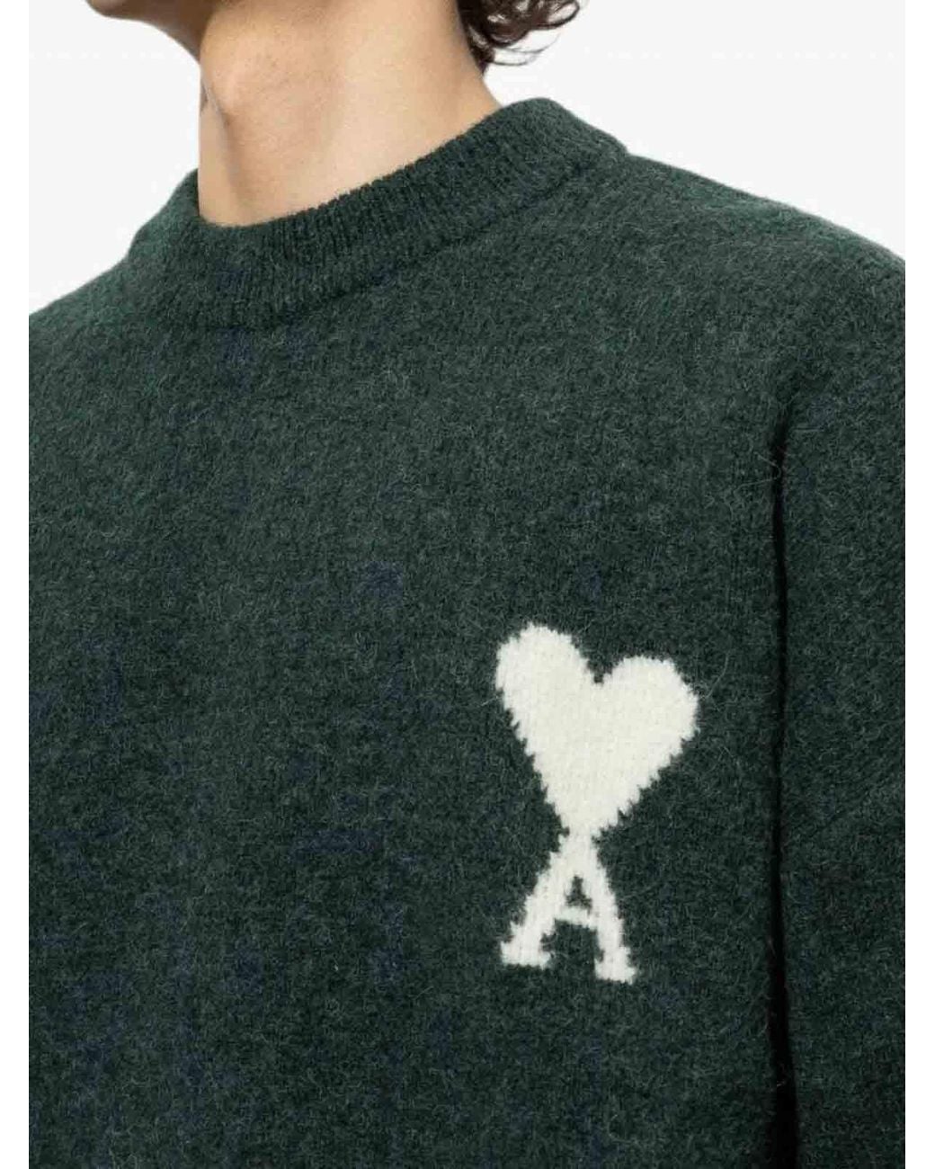 AMI Green Adc Sweater