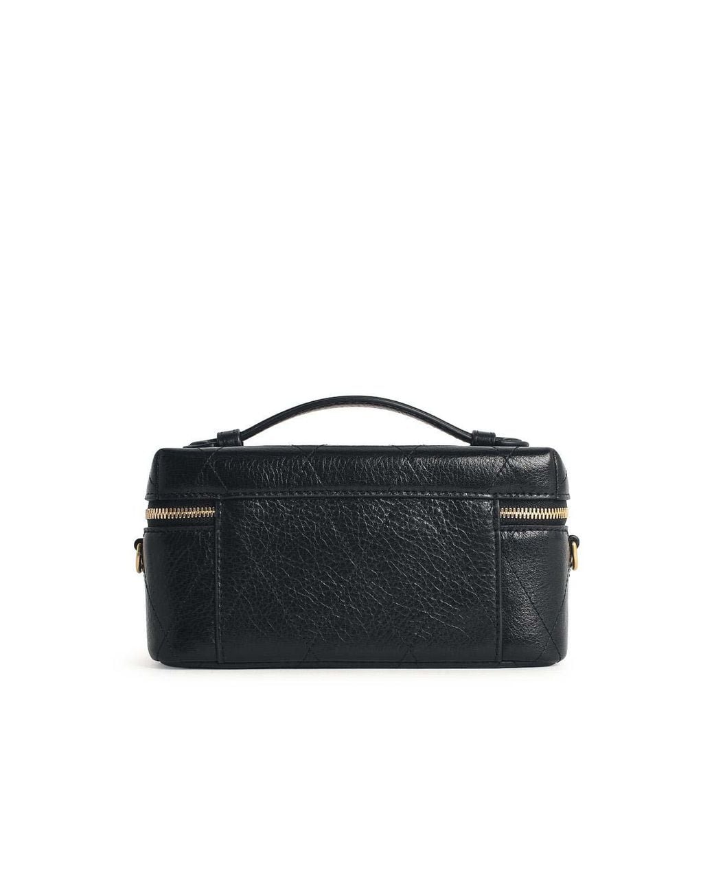 Tory Burch Black Charlie Matelass' Mini Beauty Case
