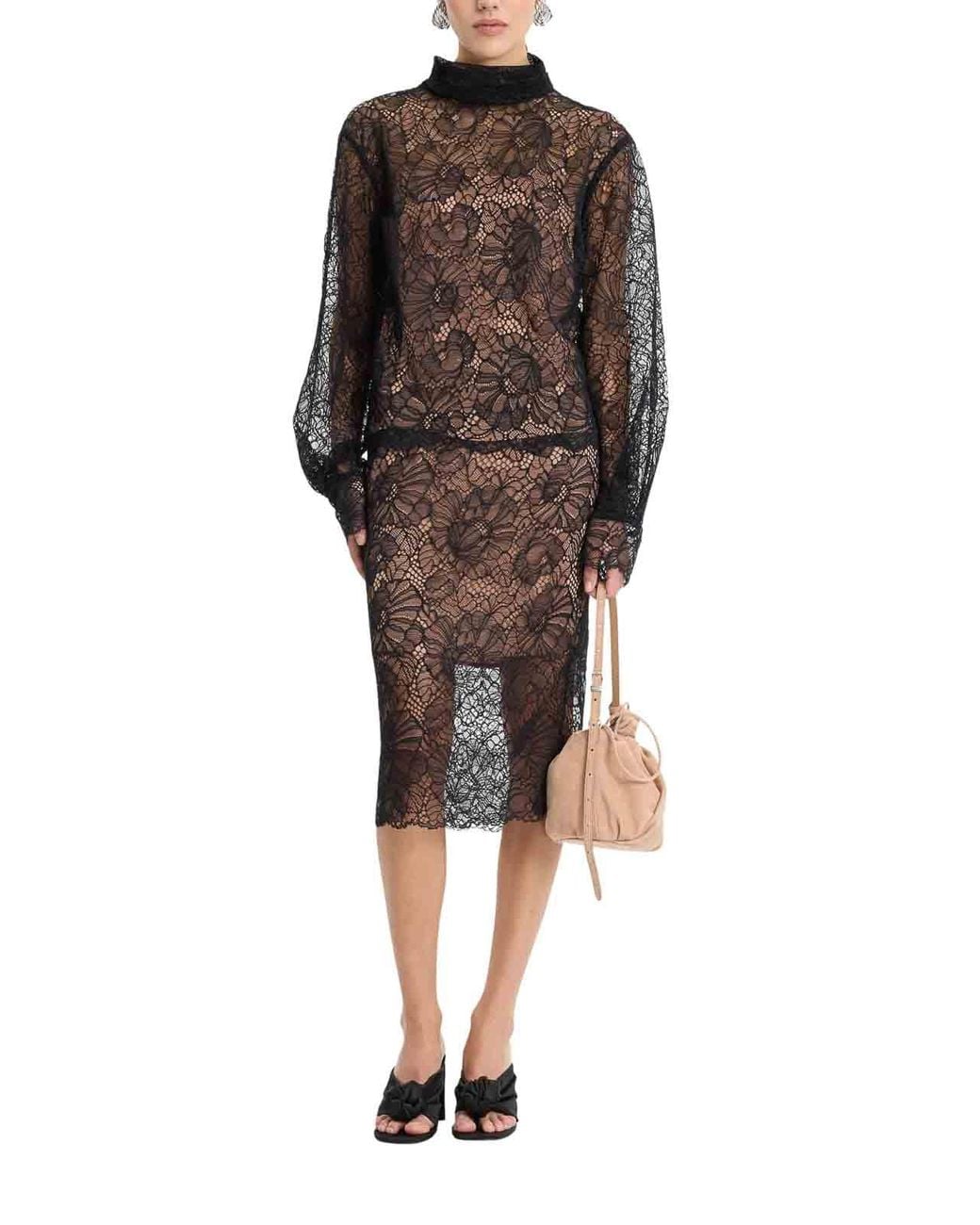 ROTATE BIRGER CHRISTENSEN Black Blouse