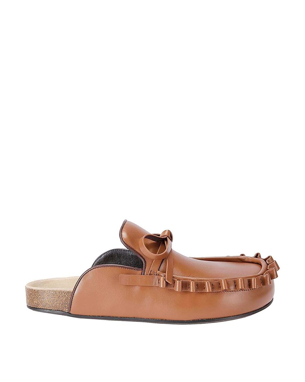 J.W. Anderson Brown Leather Loafers