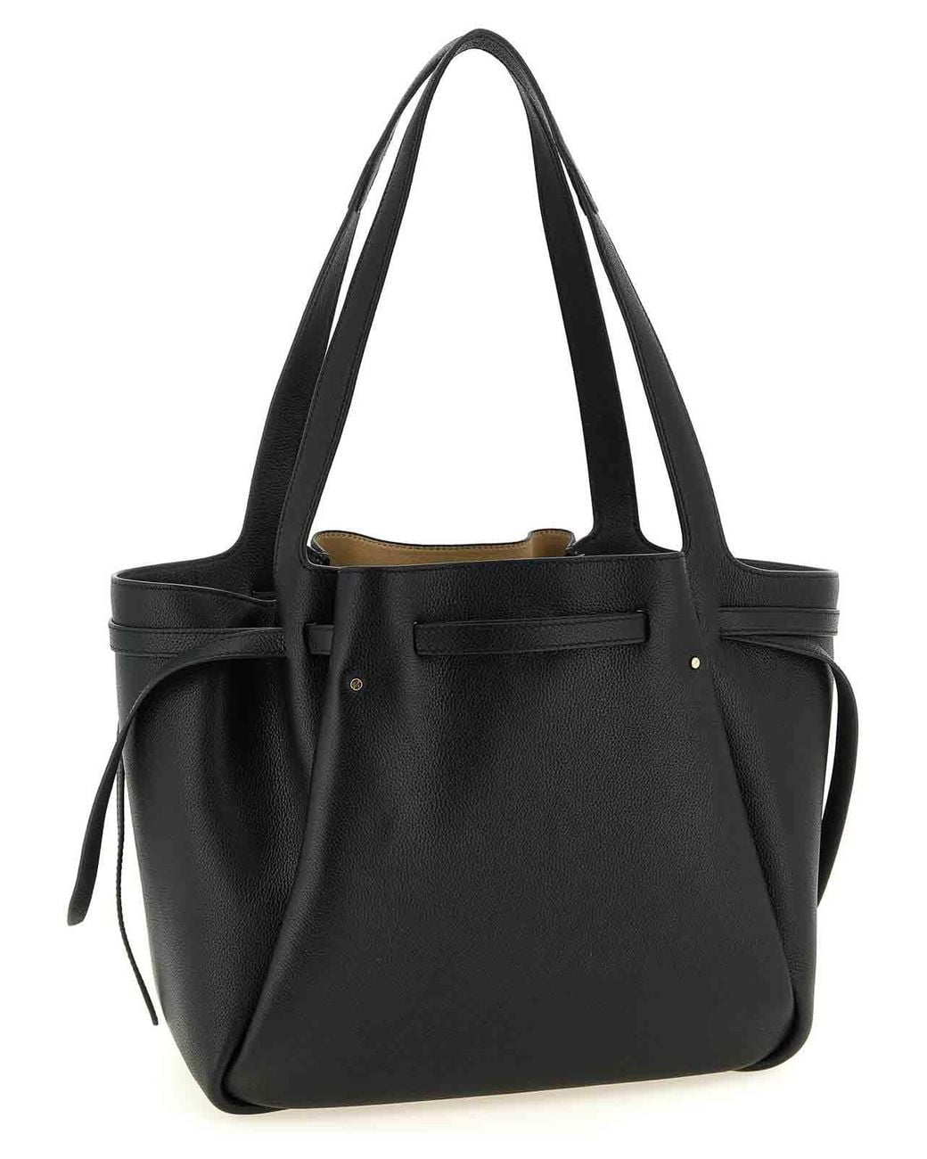 Tory Burch Black Romy Tote Shopping Bag