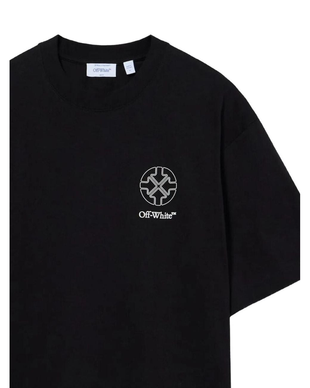 Off-White c/o Virgil Abloh Black 'Offline Half Arrow Skate' T-Shirt for men