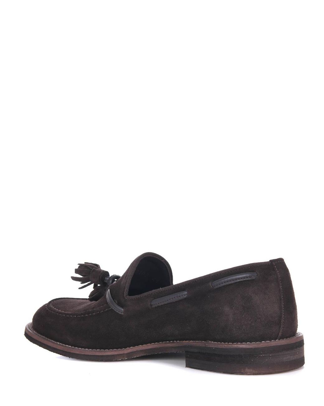 JEROLD WILTON Black Suede Loafers for men