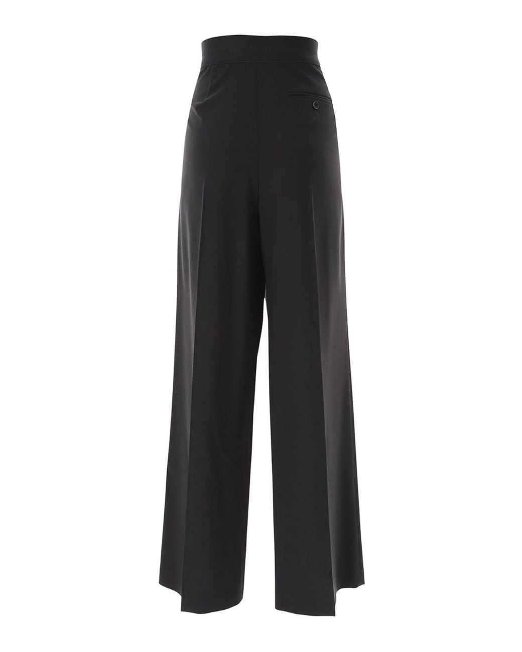 MSGM Black Pull On Trousers