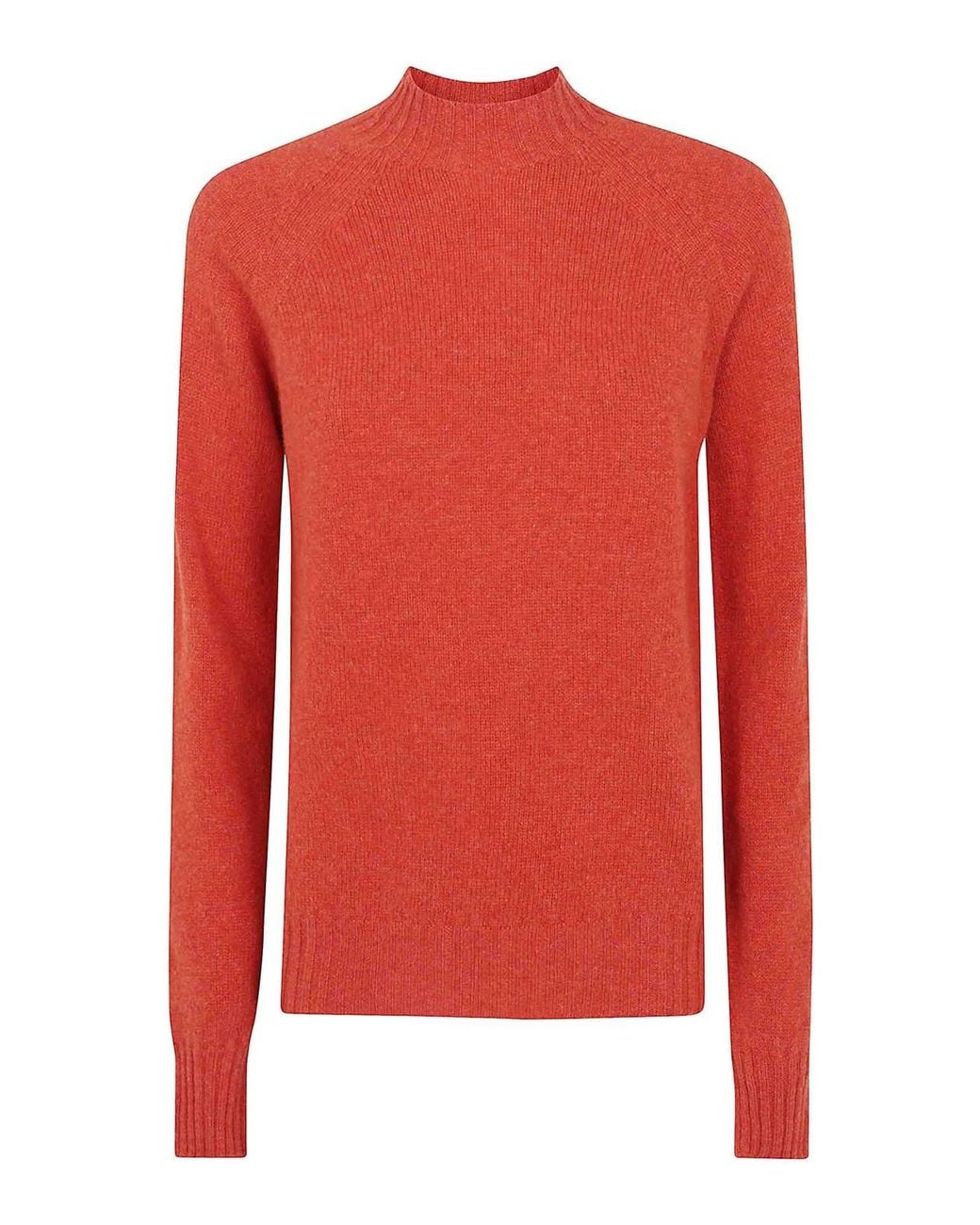 Drumohr Red Round Neck Sweater