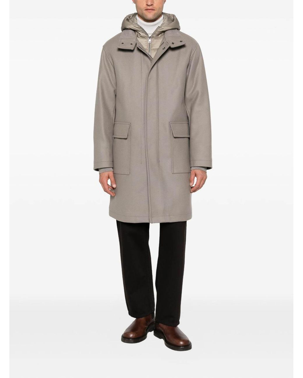 DUNO Gray Coat for men