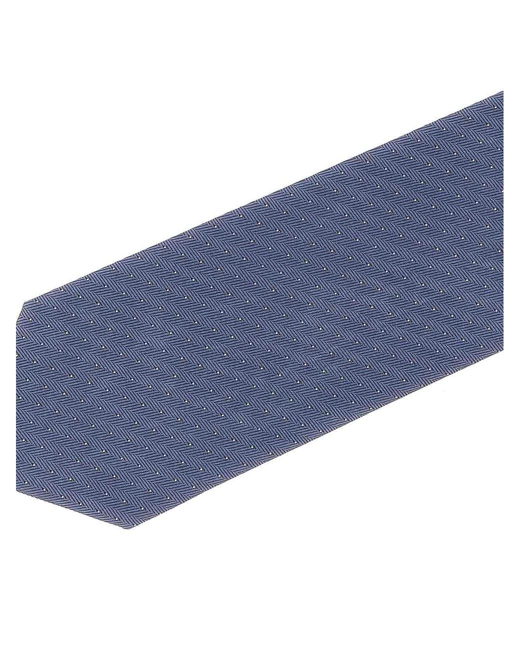 Brioni Blue Silk Tie for men