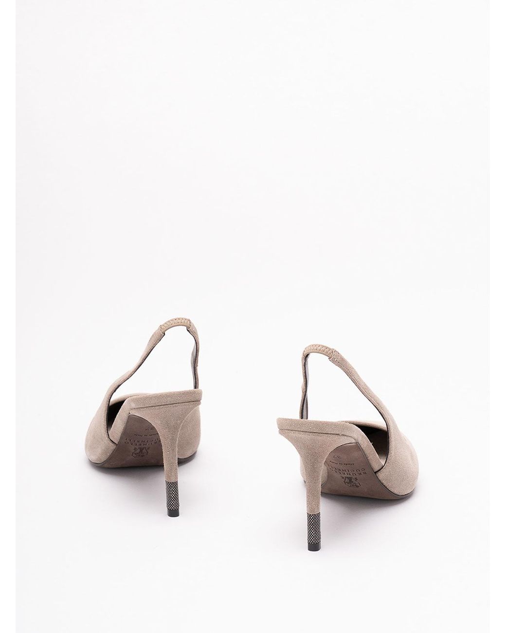 Brunello Cucinelli White Pumps