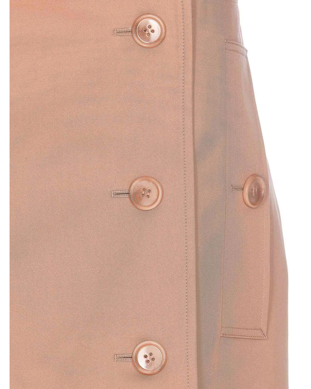 Burberry Natural Mini Skirt