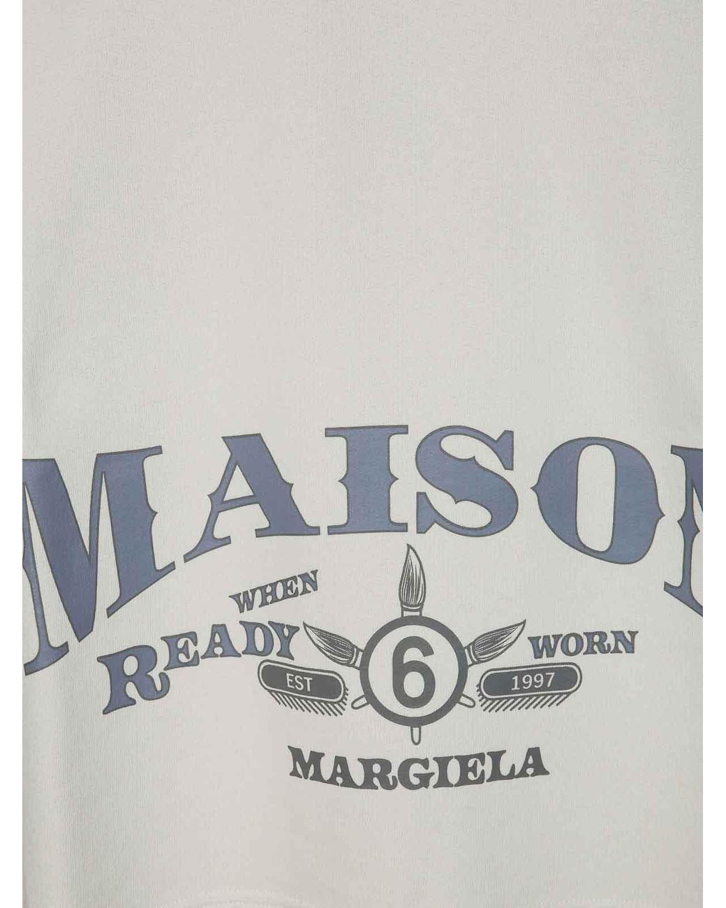 MM6 by Maison Margiela Gray Sweatshirt for men