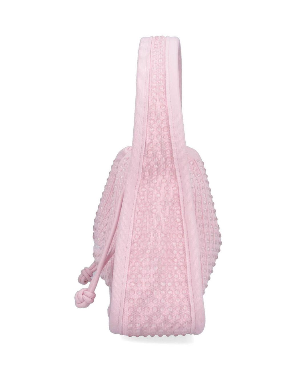Alexander Wang Pink Small Tote Bag With Ryan Rhinestones