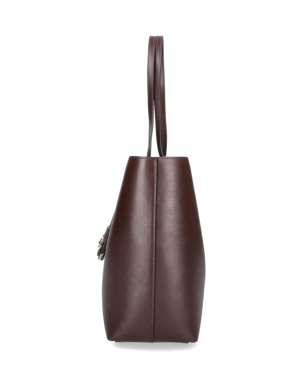 Jimmy Choo Brown Nine2Five East-West Tote Bag