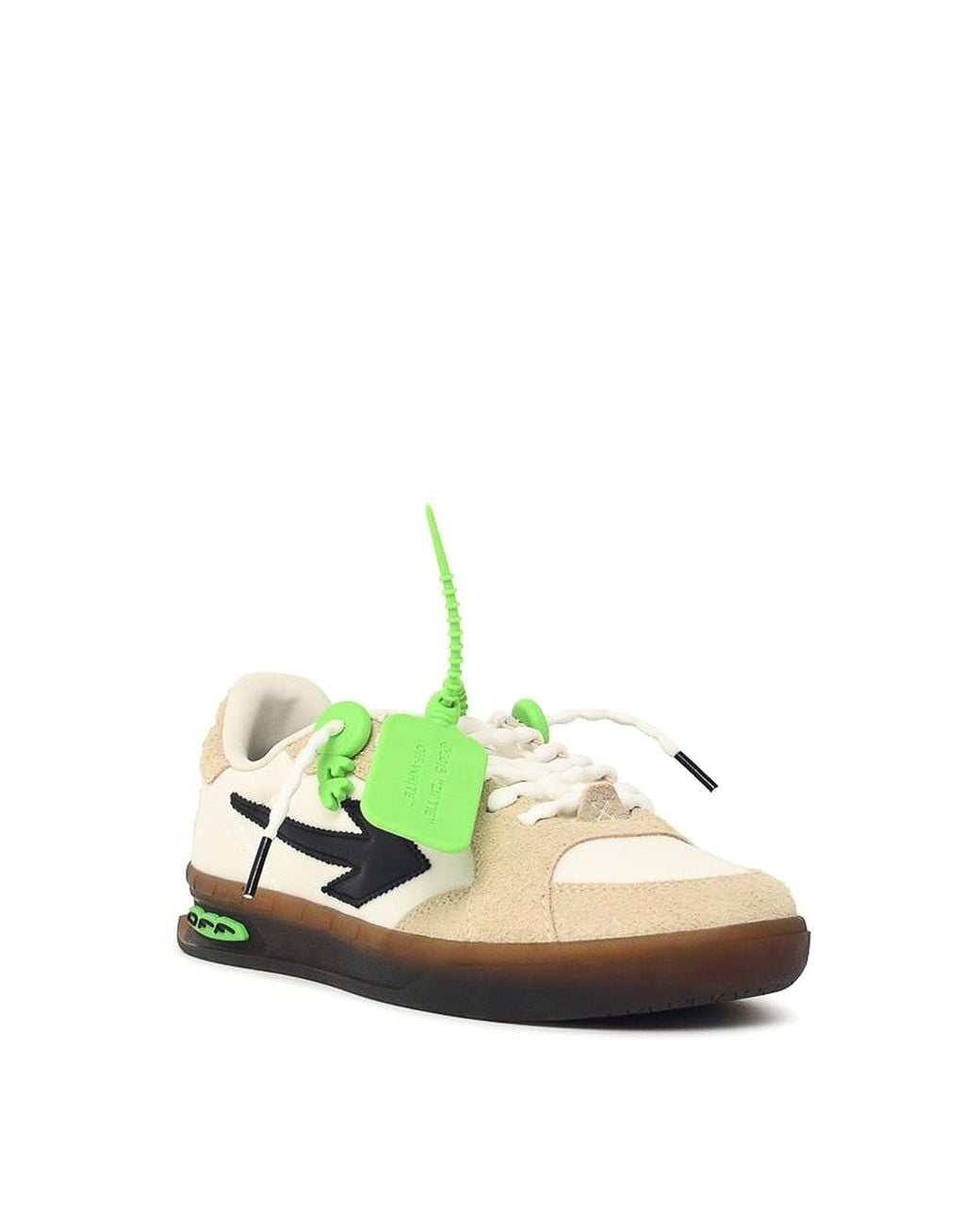 Off-White c/o Virgil Abloh Green End Of Play Suede Sneakers for men