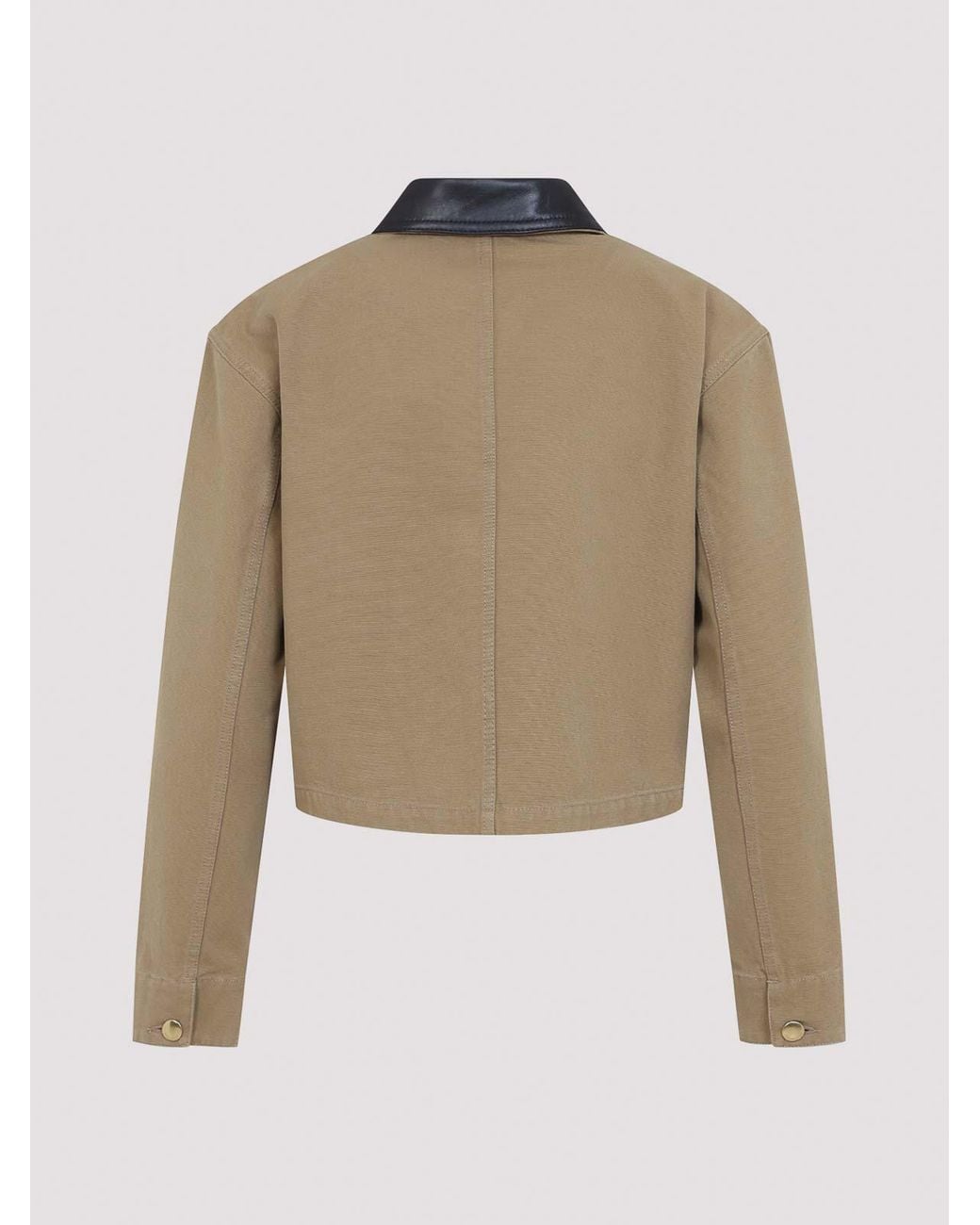 Balenciaga Natural Cropped Wrkwr Jacket