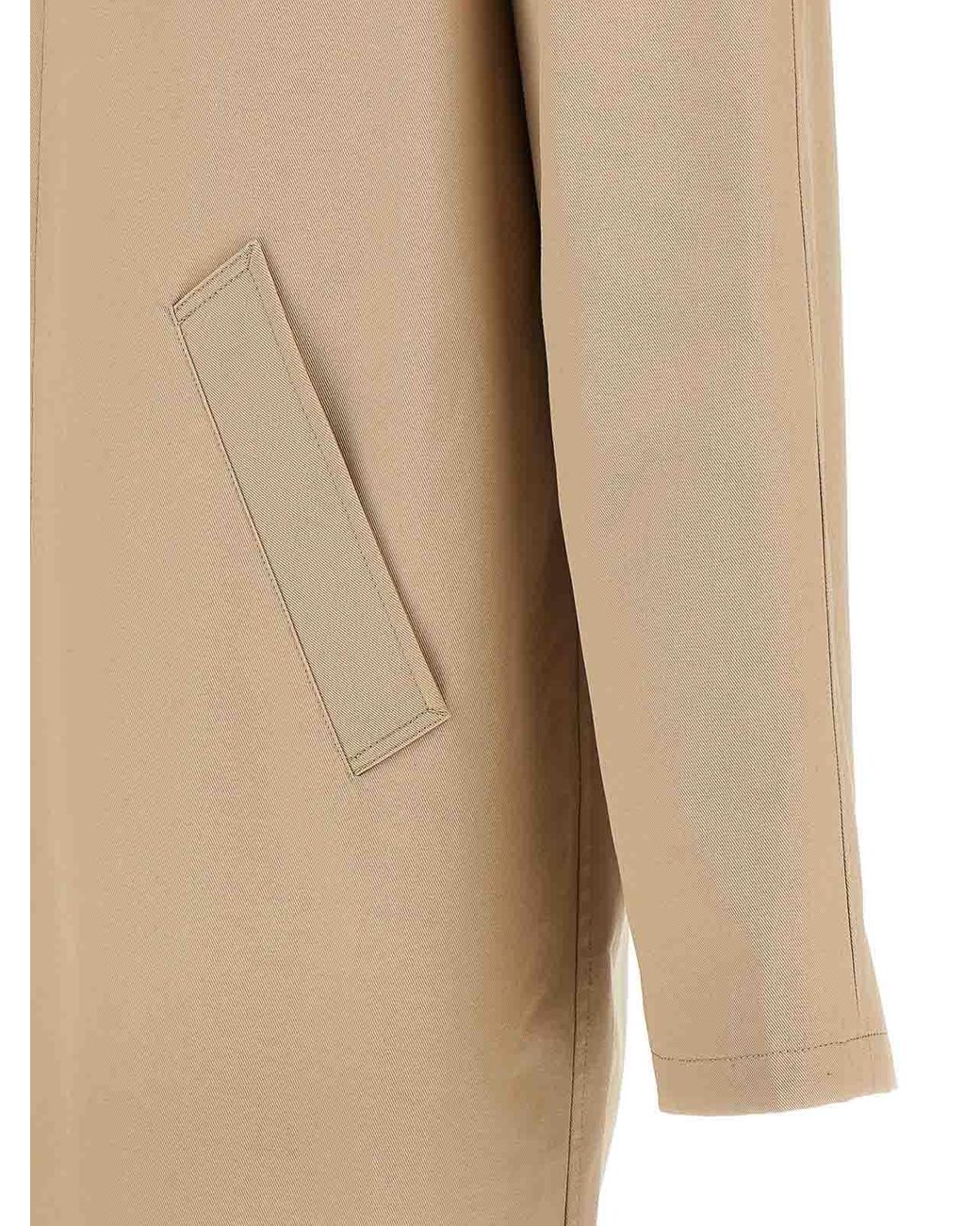 A.P.C. Natural Trench Coat for men