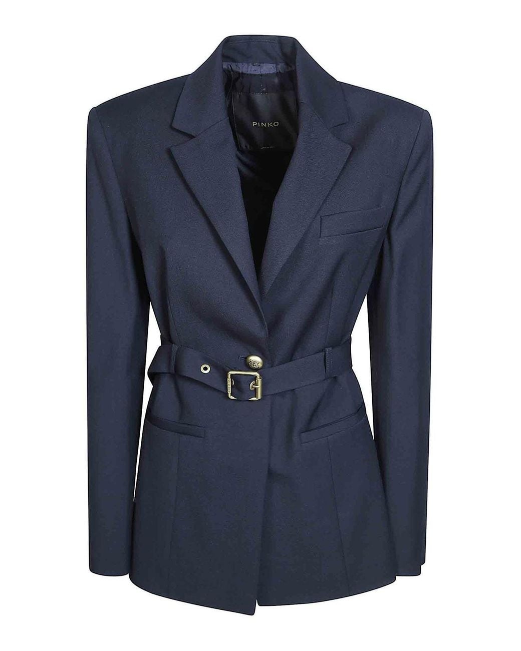 Pinko Blue Vitiano Diagonal Jacket