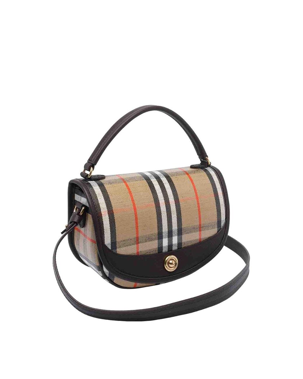 Burberry Brown Sand Highlands Crossbody Bag