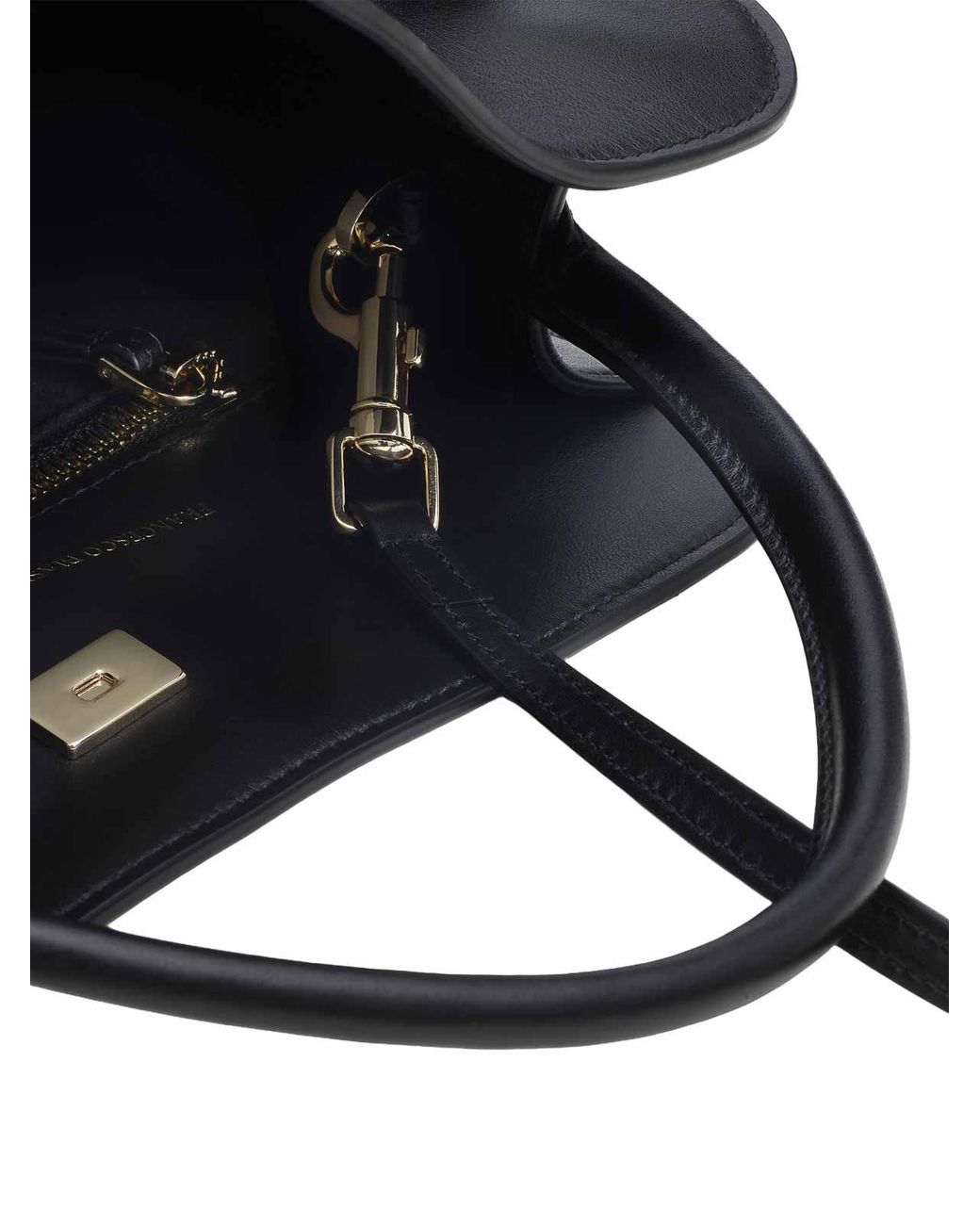 Francesco Biasia Black Iconic Hot-Minute Bag