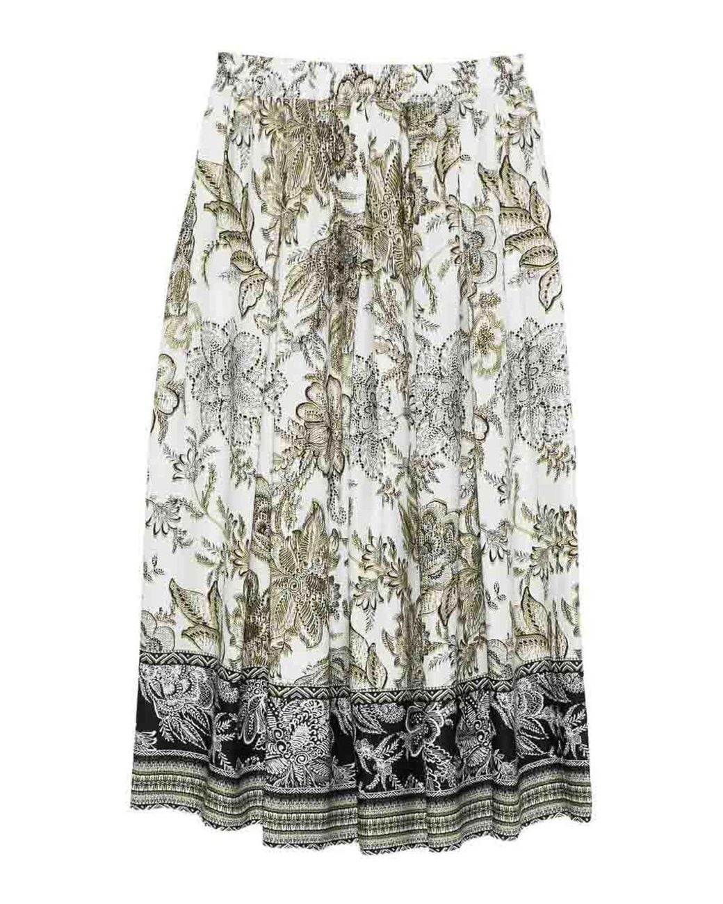 Fay White Mini Skirt